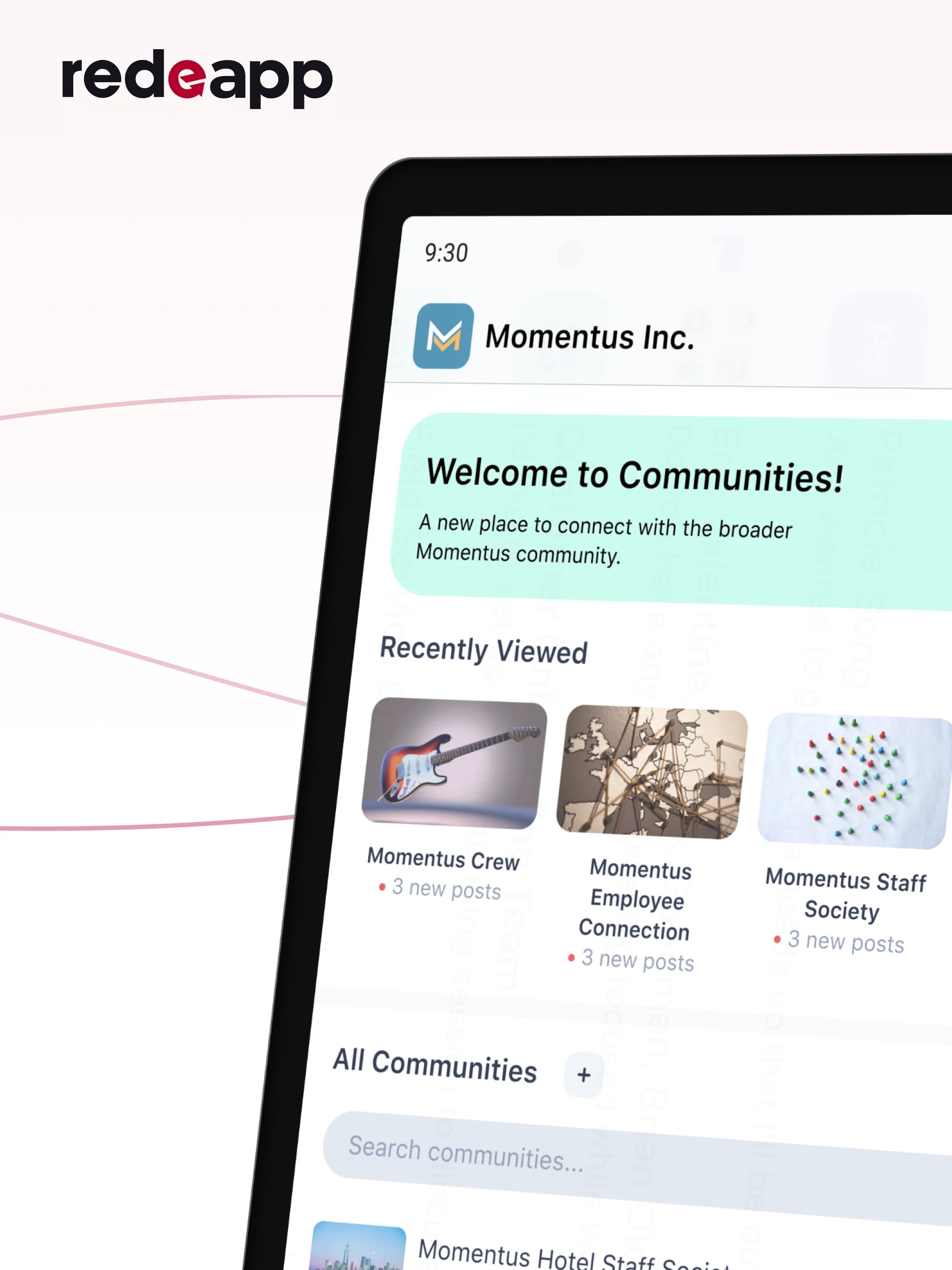 RedeApp: Work + Communities screenshot